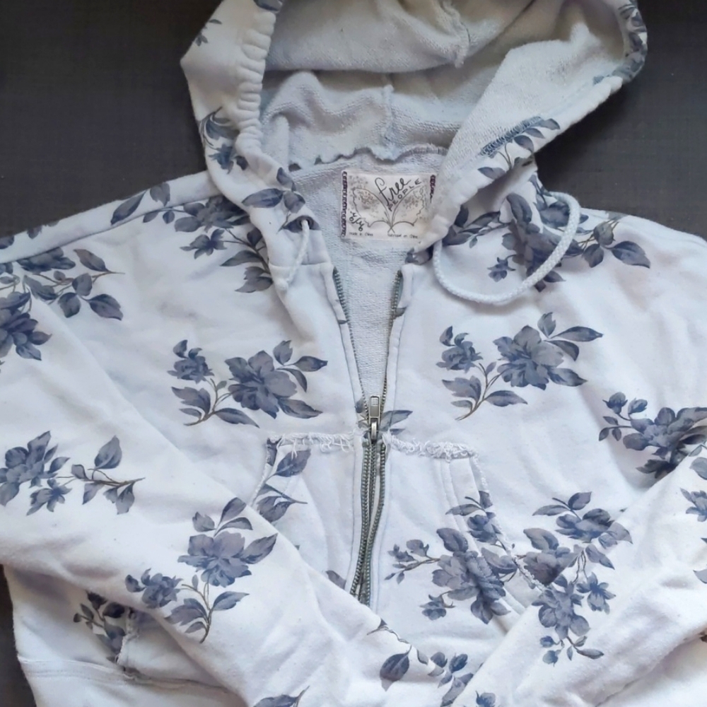 Free People Designer Short Hoodie